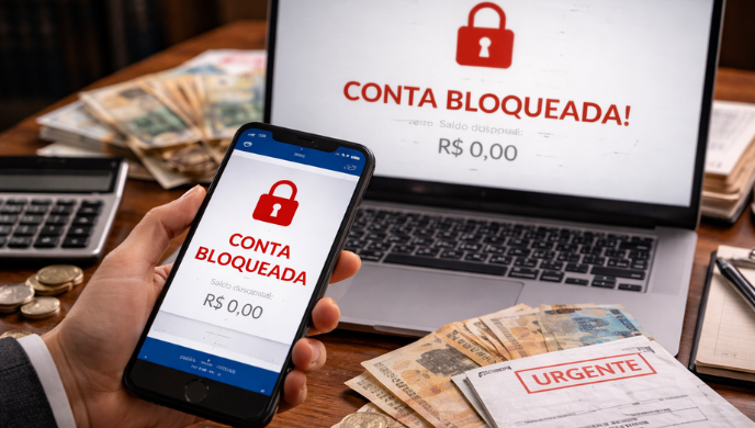 Dinheiro Bloqueado na Conta